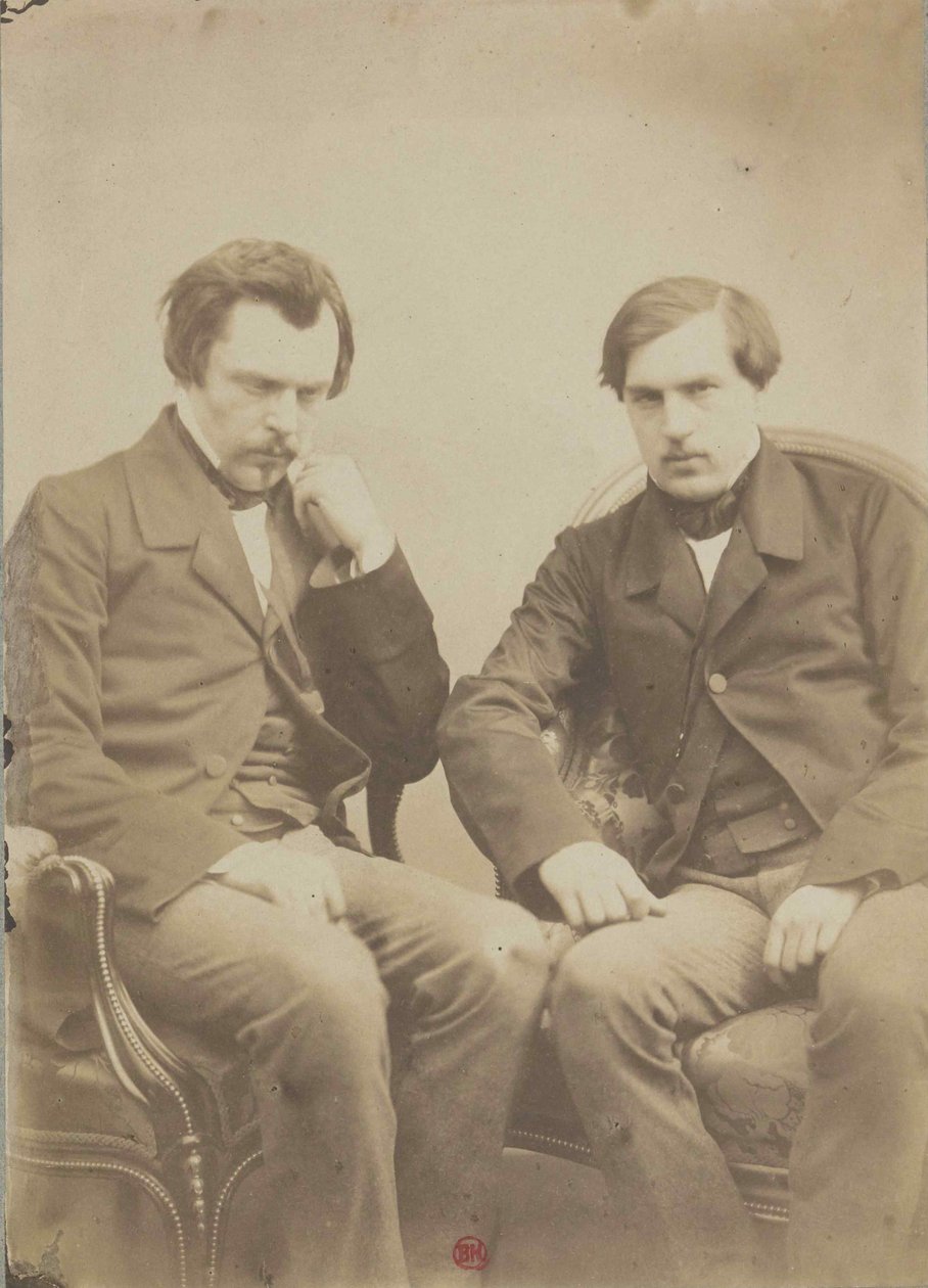 Goncourt-brødrene Goncourt-brødrene, ca 1855. av Adrien Tournachon
