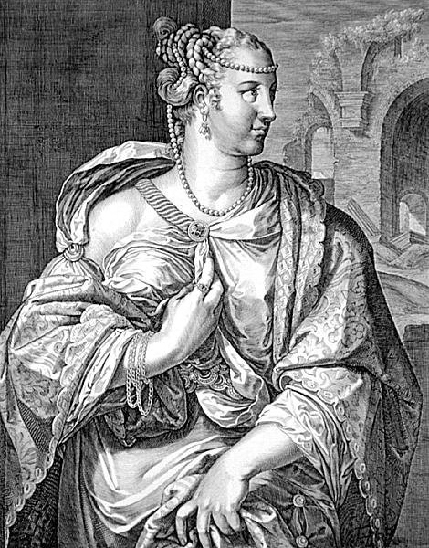 Lepida kone til Sergius Galba (gravering) av Aegidius Sadeler or Saedeler