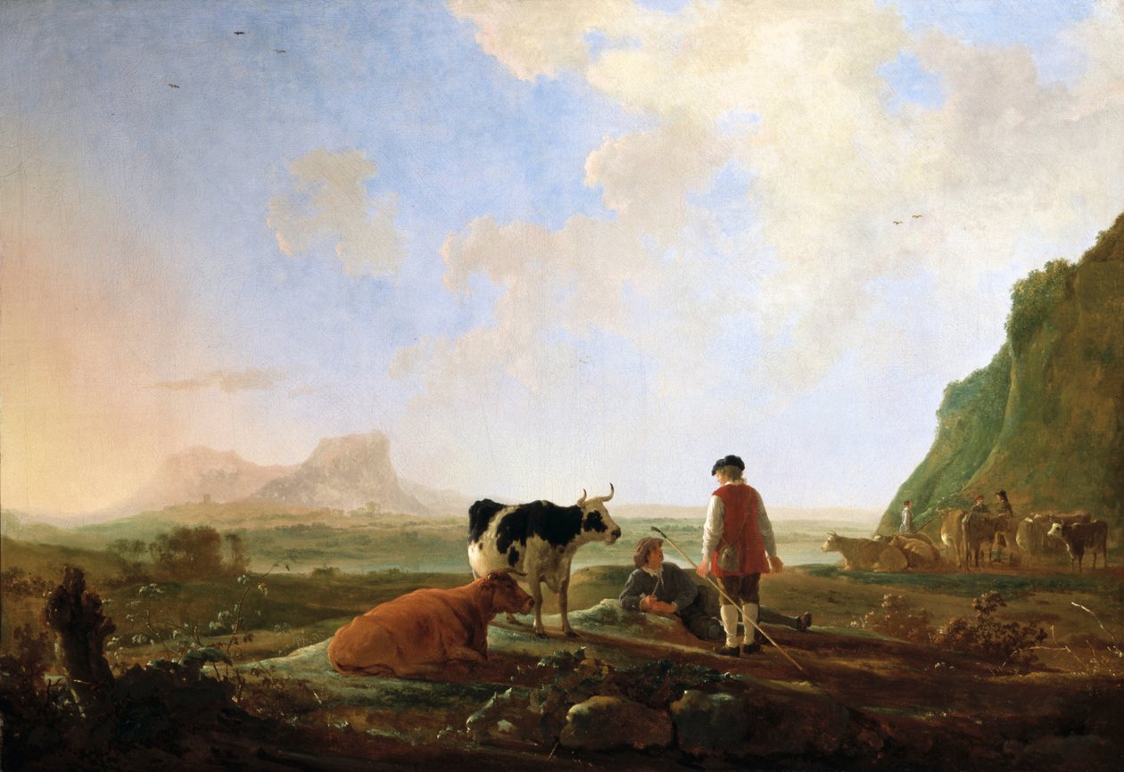 Besetninger med kyr av Aelbert Cuyp