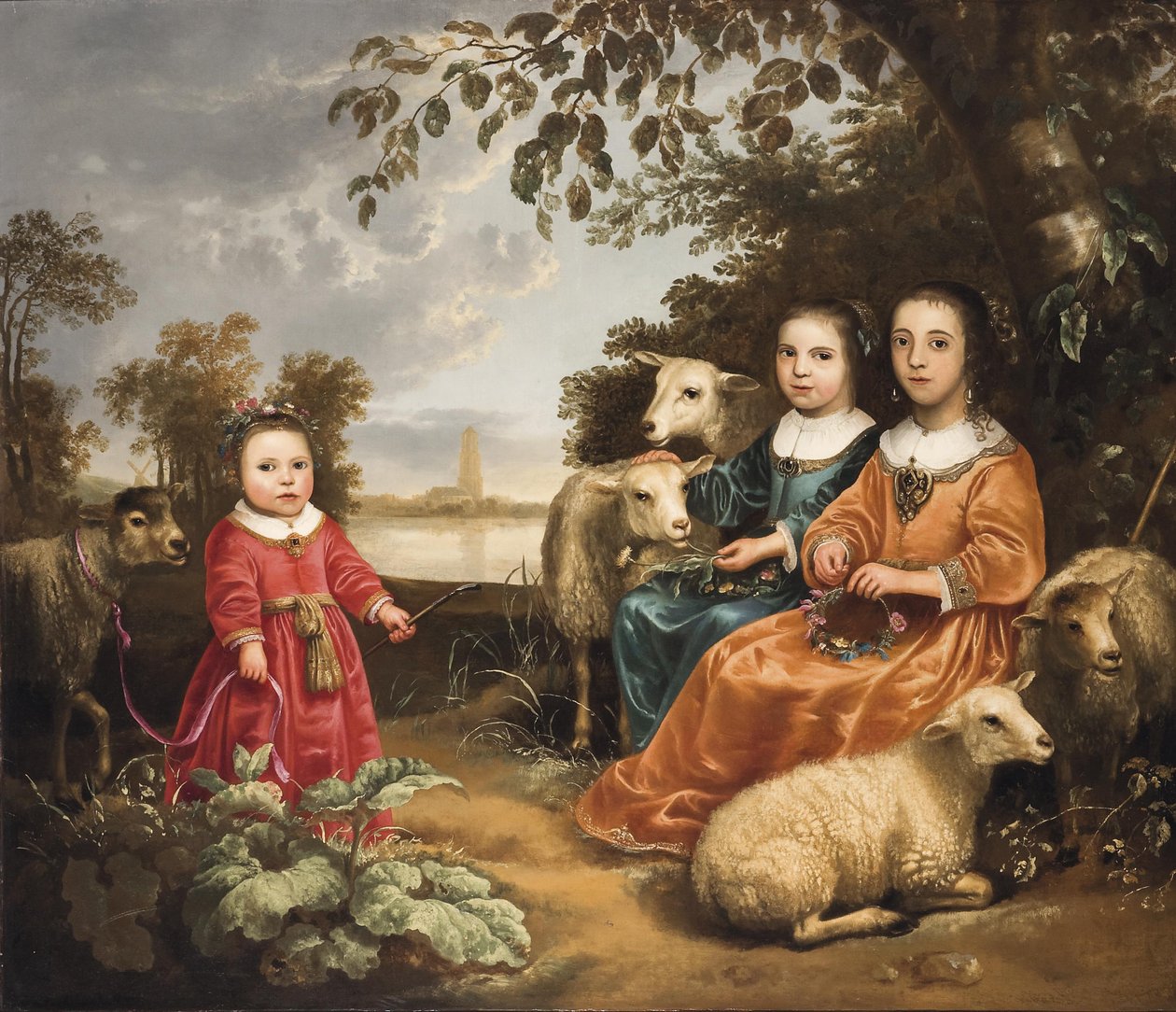 Jente i et landskap av Aelbert Cuyp