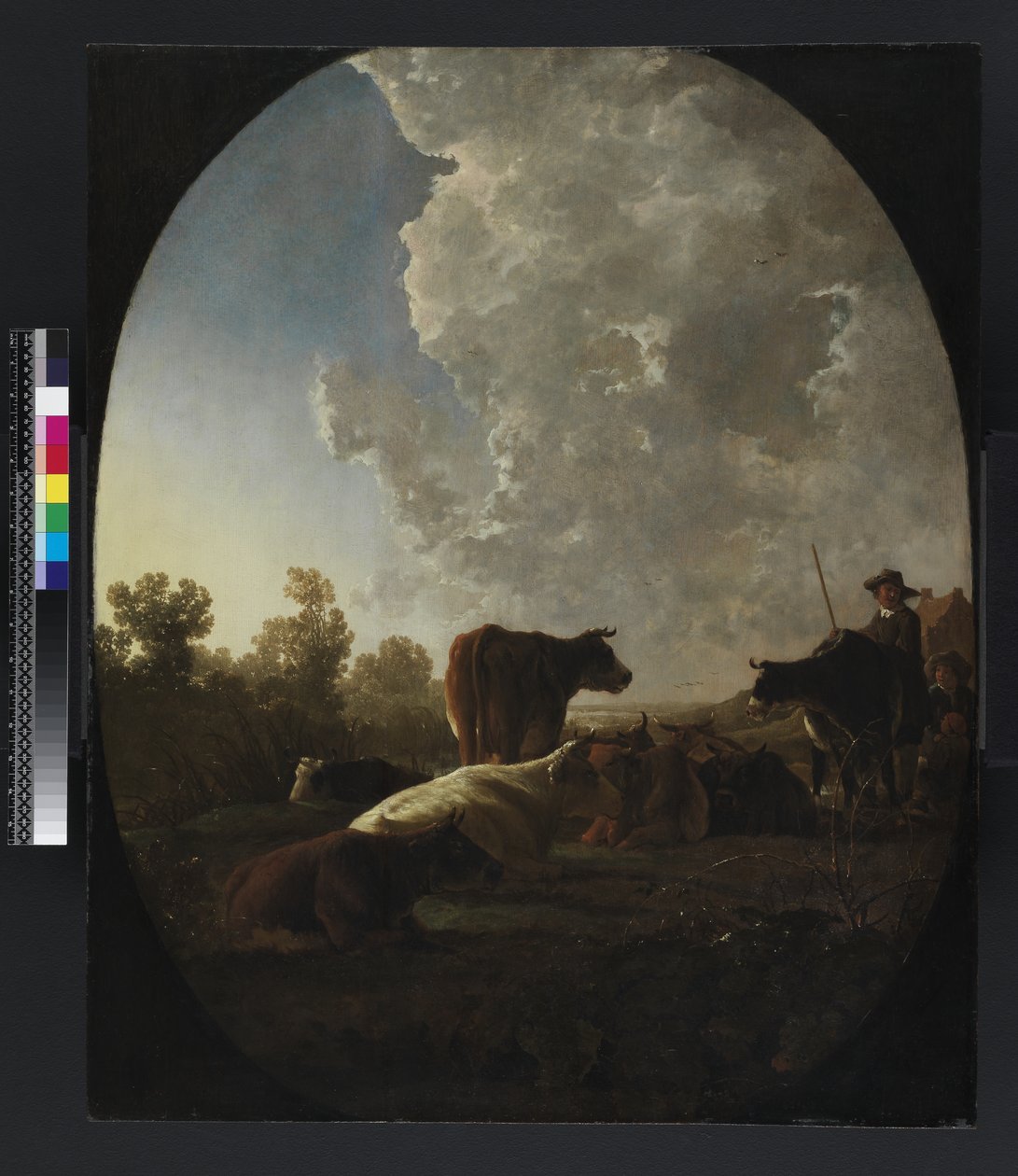 Solnedgang etter regn, ca.1648-52 av Aelbert Cuyp