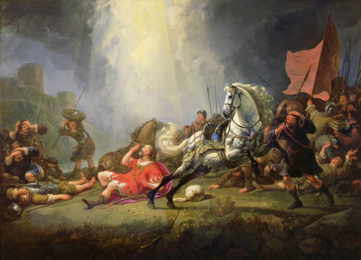 The Conversion of St. Paul eller, The Road to Damaskus av Aelbert Cuyp