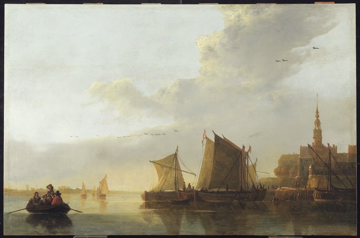Utsikt over Dordrecht, ca. 1655 av Aelbert Cuyp