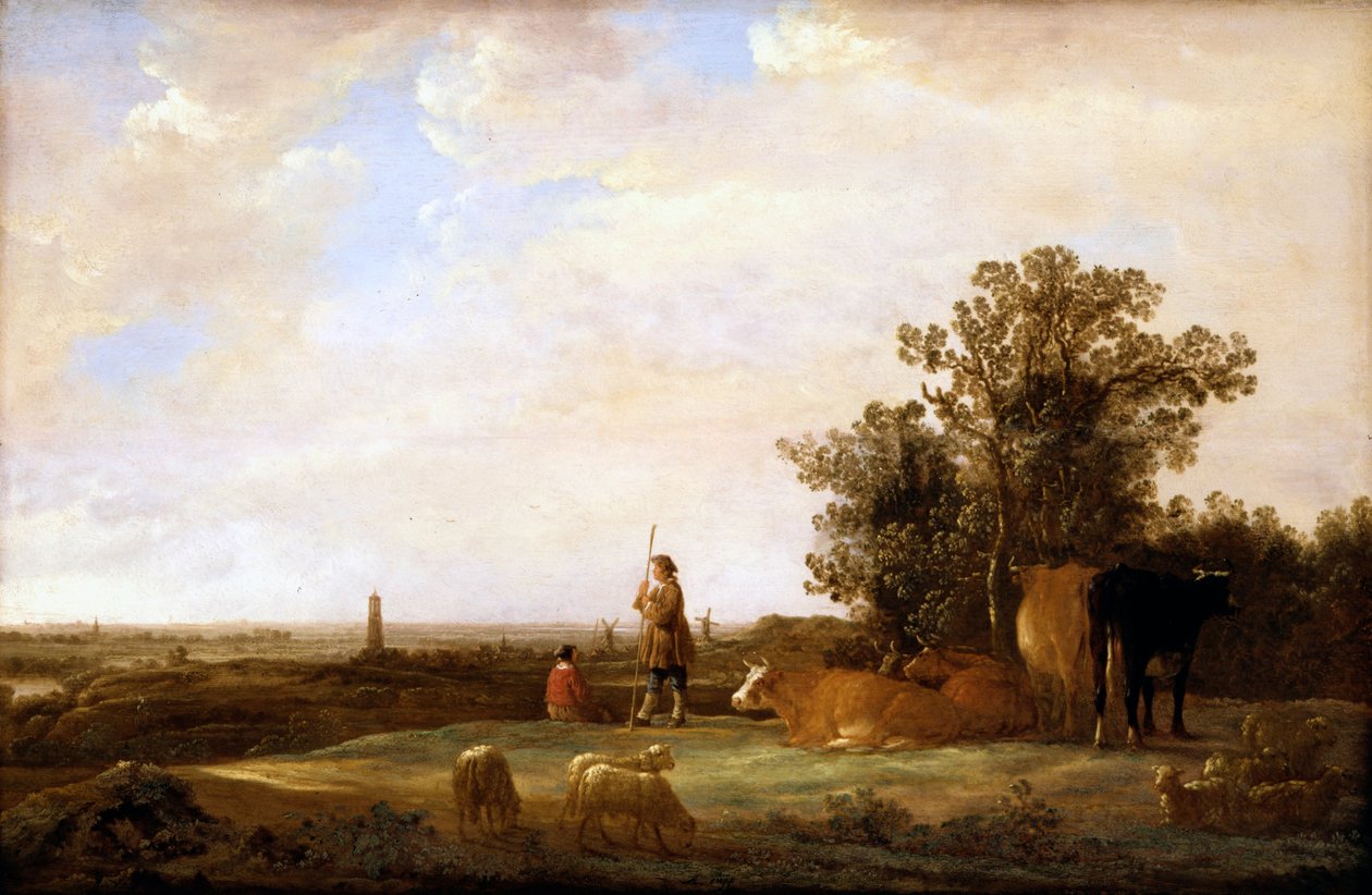 Utsikt på en slette av Aelbert Cuyp