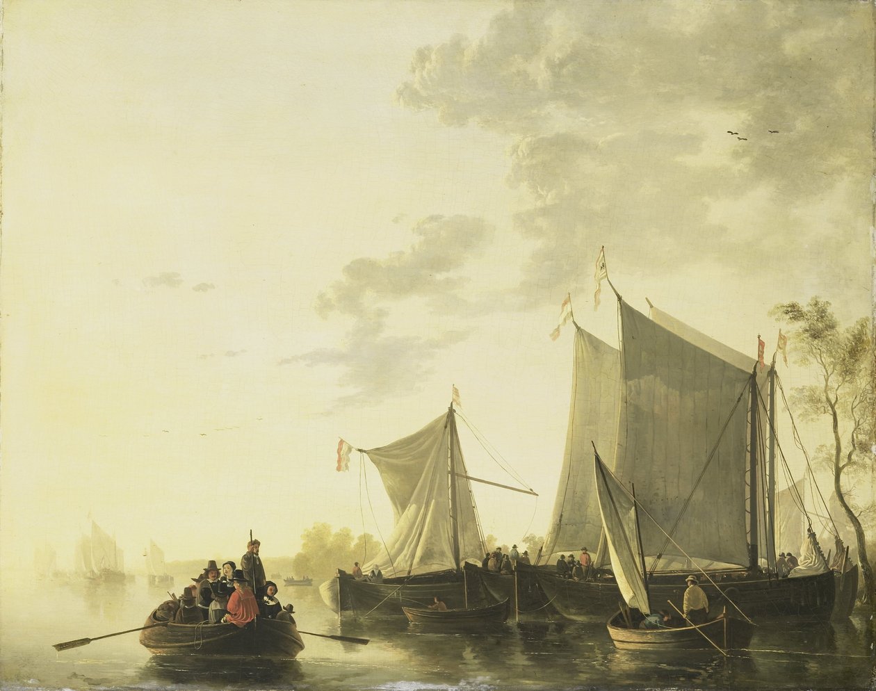 elveutsikt av Aelbert Cuyp (copy after)