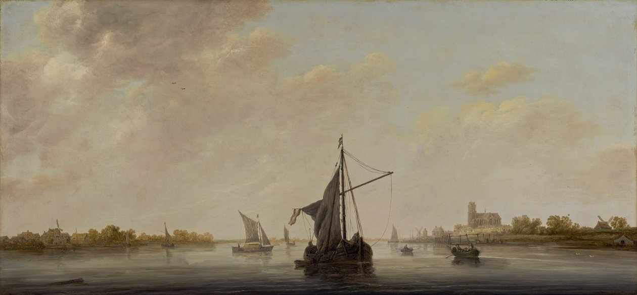 En utsikt over Maas i Dordrecht, ca. 1645-46 av Aelbert Cuyp