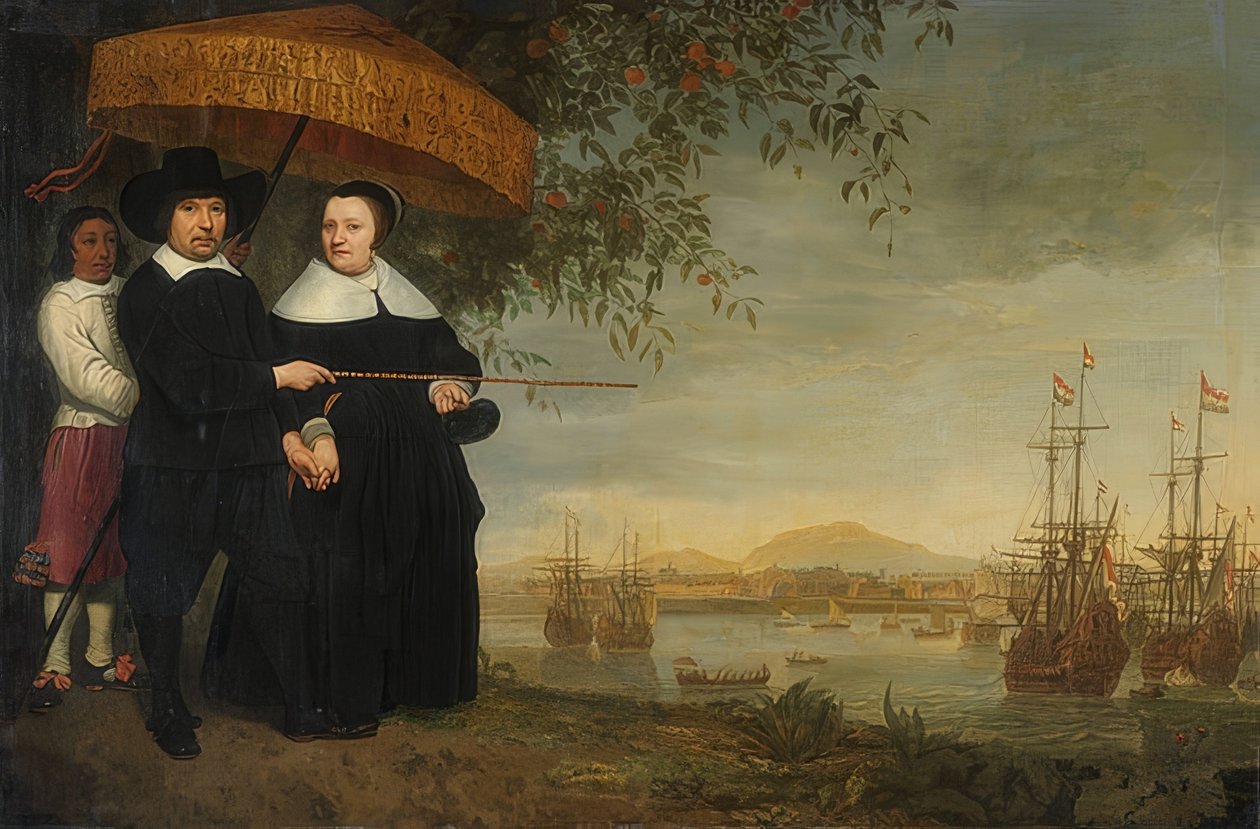 Kjøpmann for det nederlandske østindiske kompani (VOC). Rundt 1640-60 av Aelbert Cuyp