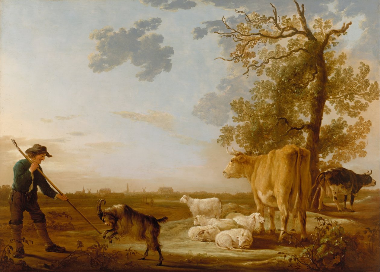 Landskap med storfe av Aelbert Cuyp