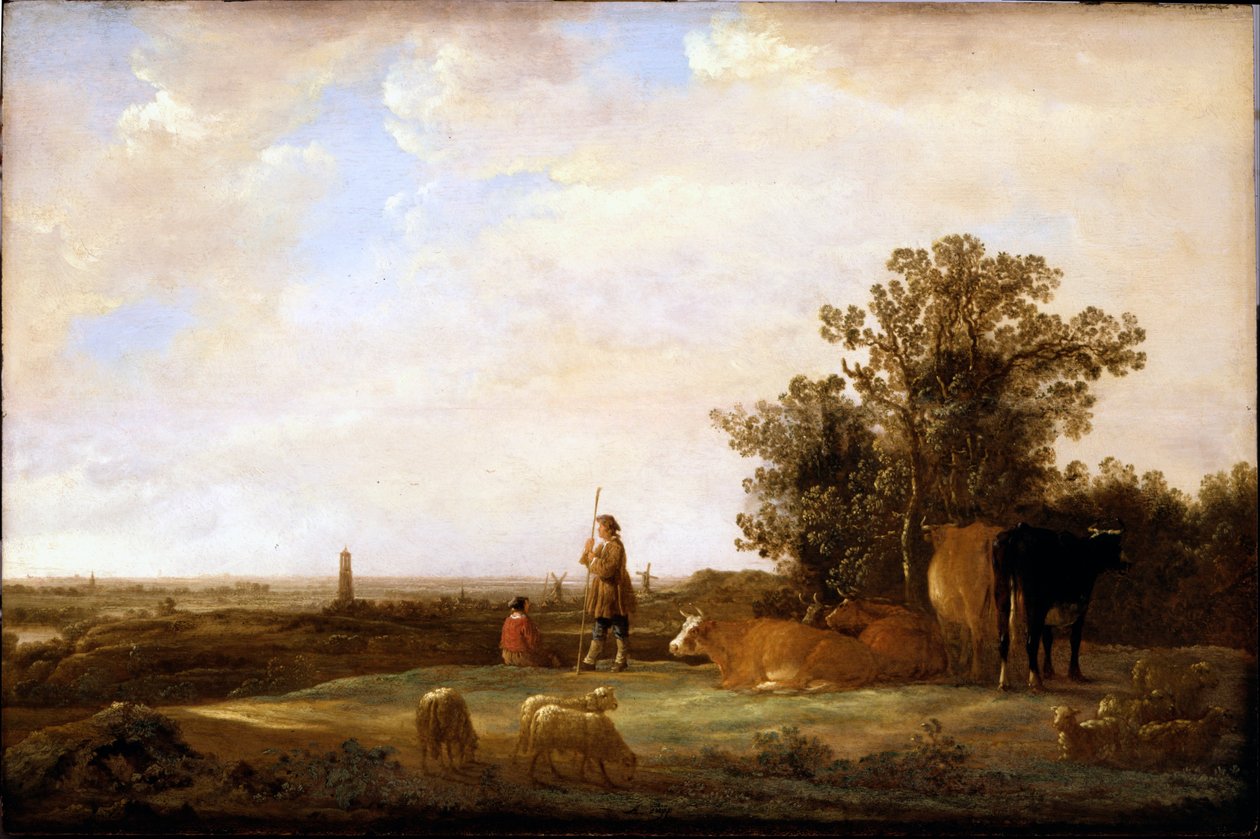 Utsikt på en slette av Aelbert Cuyp