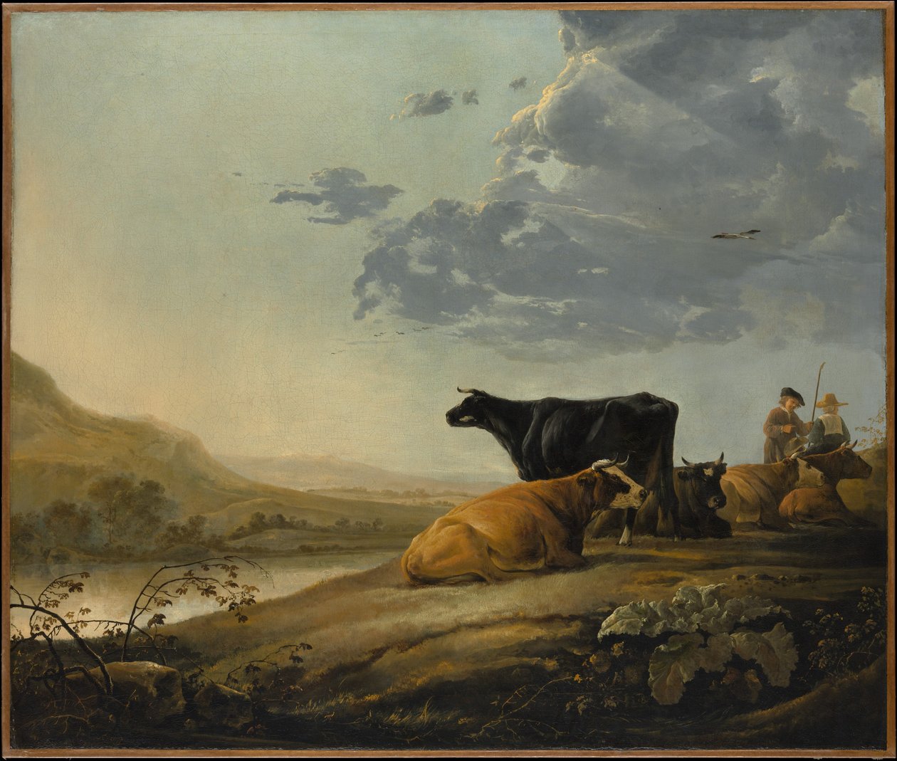 Unge gjetere med kyr av Aelbert Cuyp