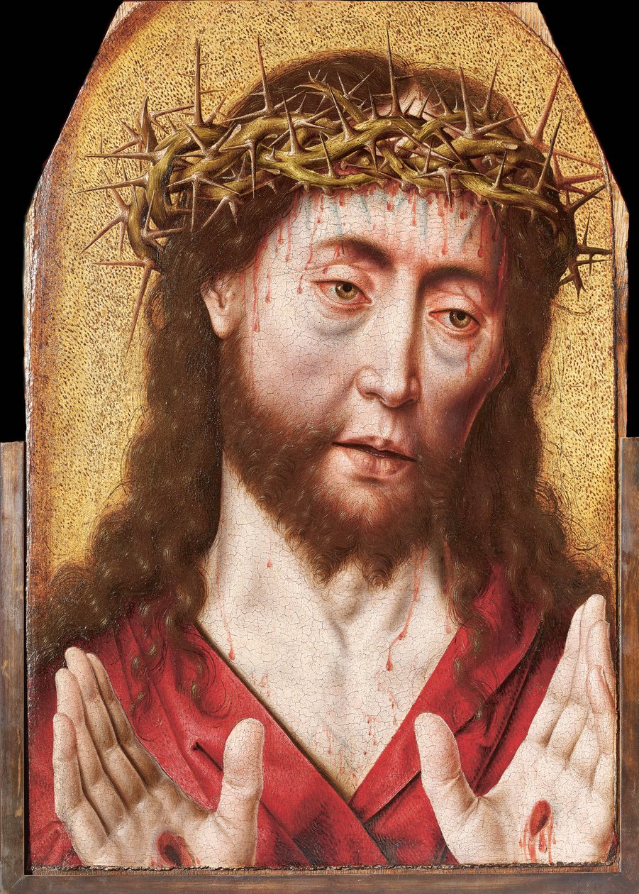 Kristus kronet med torner, ca. 1495. av Aelbrecht Bouts
