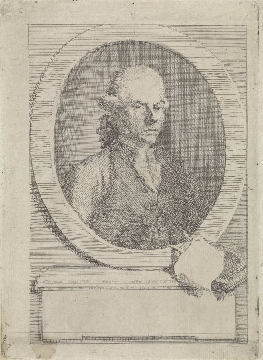 Portrett av Jan van Os av Aert Schouman