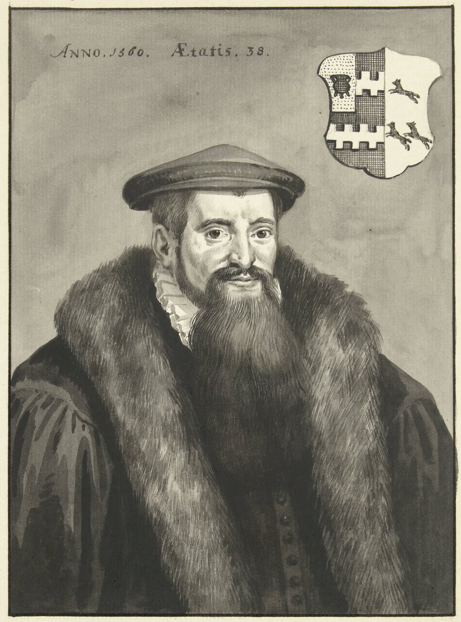 Portrett av Van Slingelandt av Aert Schouman