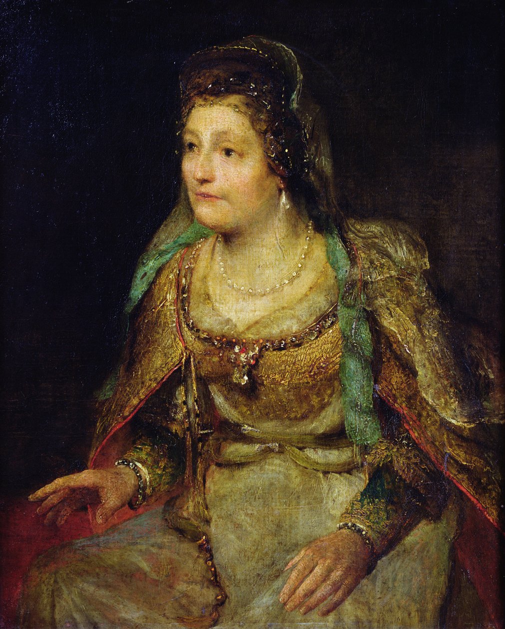 Kvinnefigur, ca.1680-90 av Aernt de Gelder