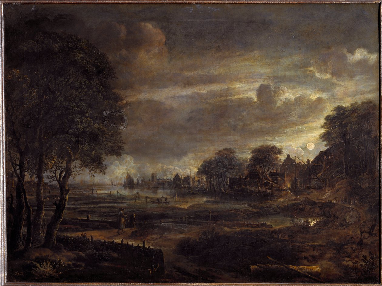 Landskap i måneskinn (maleri av Aert van der Neer