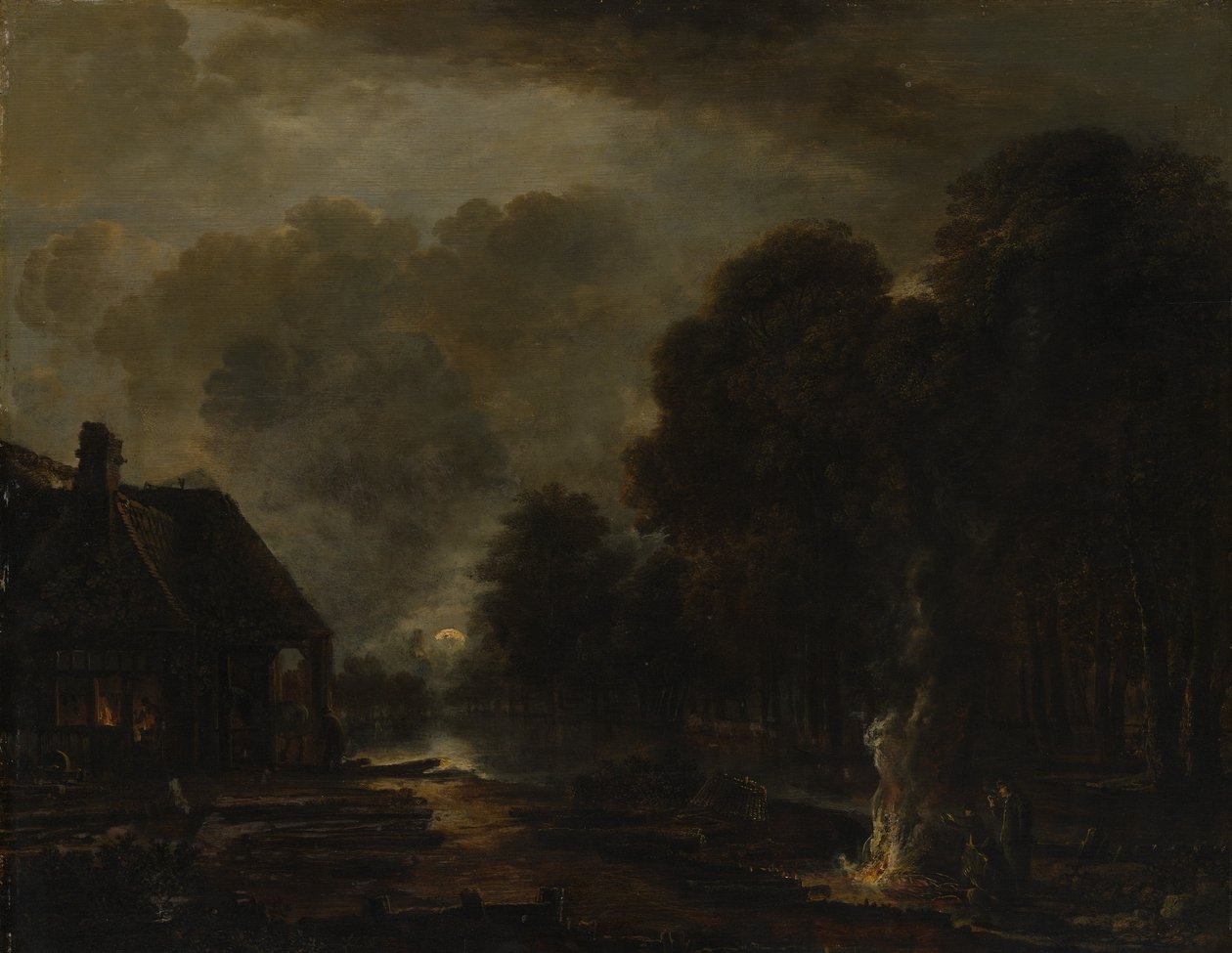 Hovslageren, tidlig eller midten av 1650-tallet. av Aert van der Neer