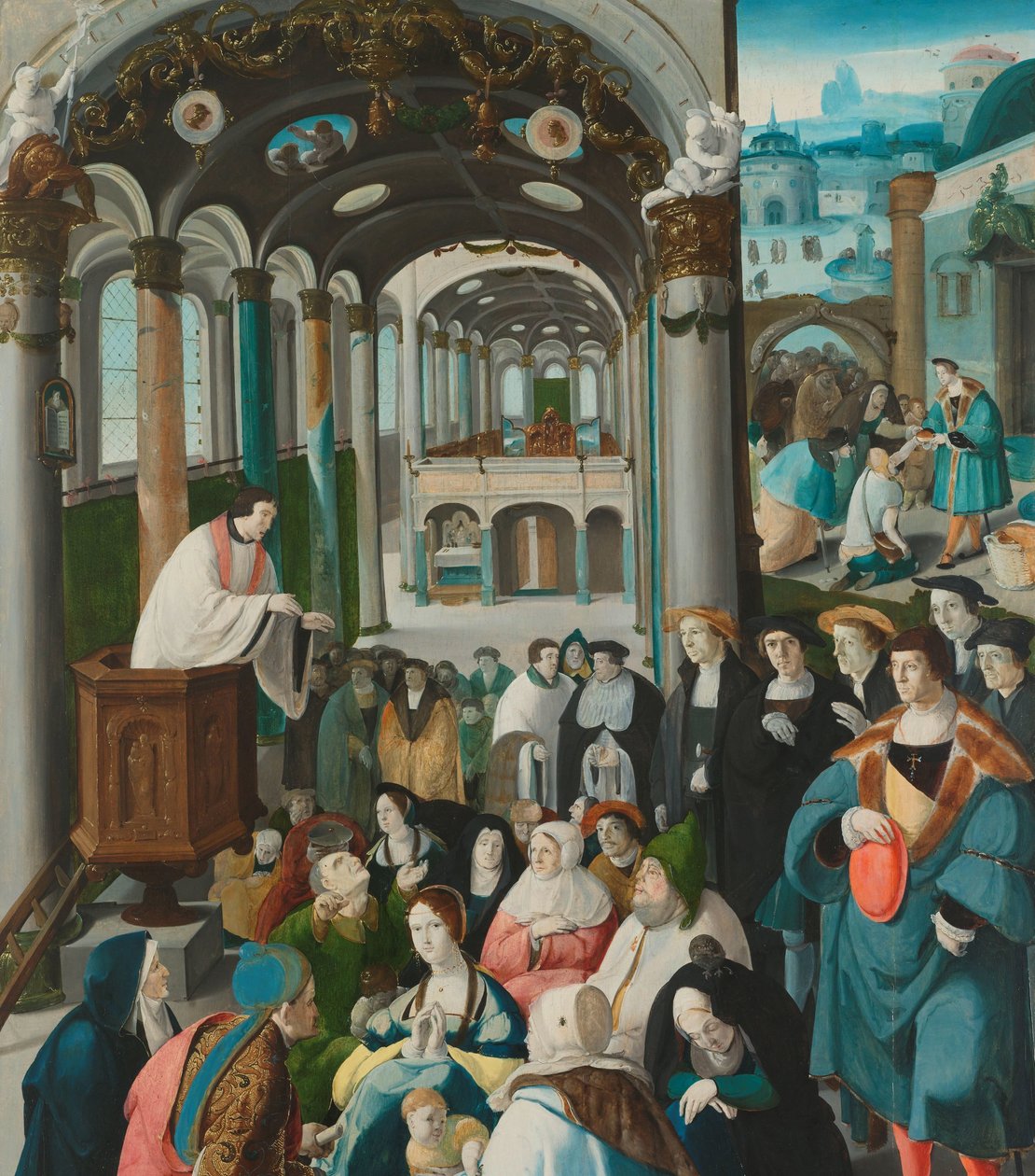 Sankt Antonius kall The Call of St Anthony av Aertgen Claesz van Leyden
