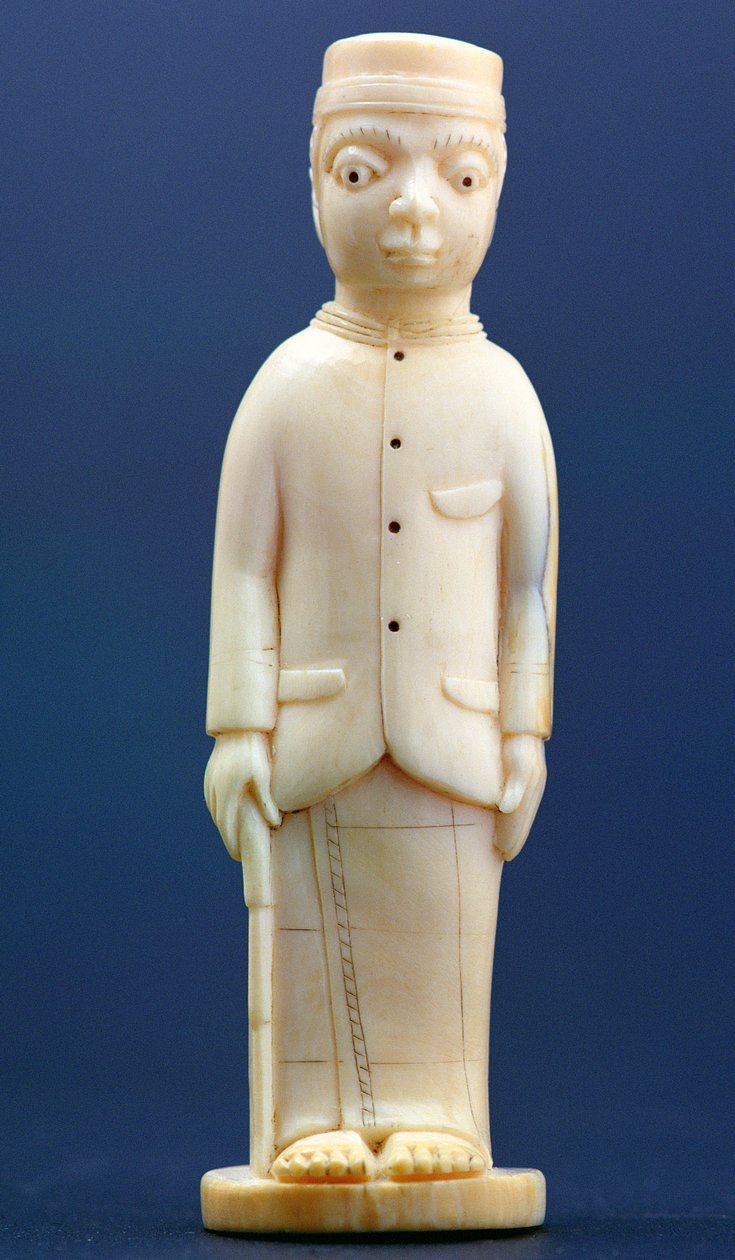 Figur av en mann i europeisk kjole, Kongo av African
