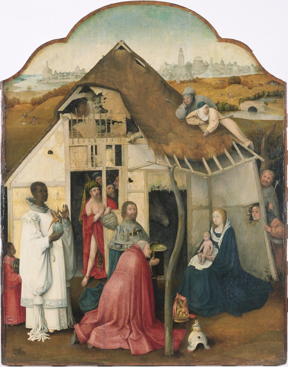 Tilbedelse av magi av After Hieronymus Bosch