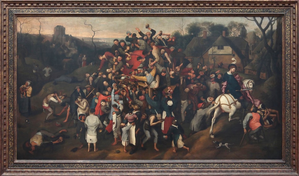 Saint-Martin vin av After Pieter Brueghel the Elder