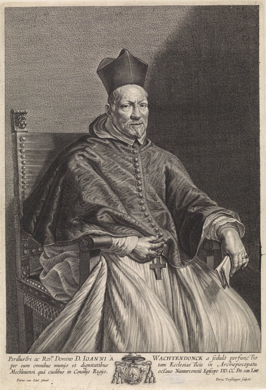Portrett av biskop Johannes Wachtendonck av Pieter van Lint