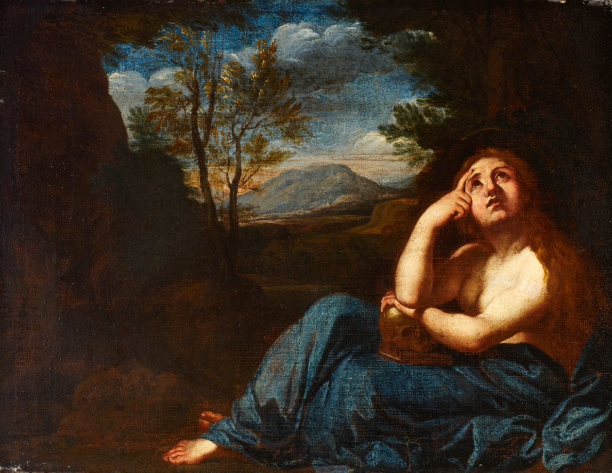 Magdalen av After Annibale Carracci