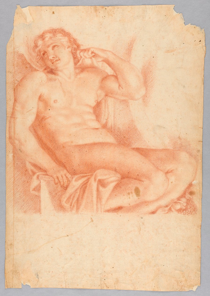 Slave fra Hero og Leander i Galleria Farnese, etter Annibale Carracci av After Annibale Carracci