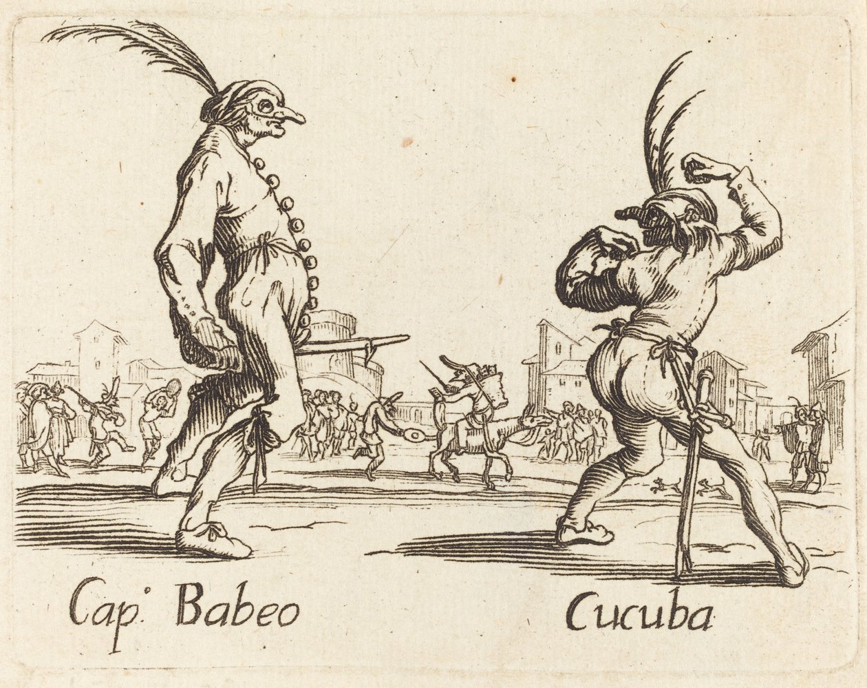 Kapittel Babeo og Cucuba av After Jacques Callot