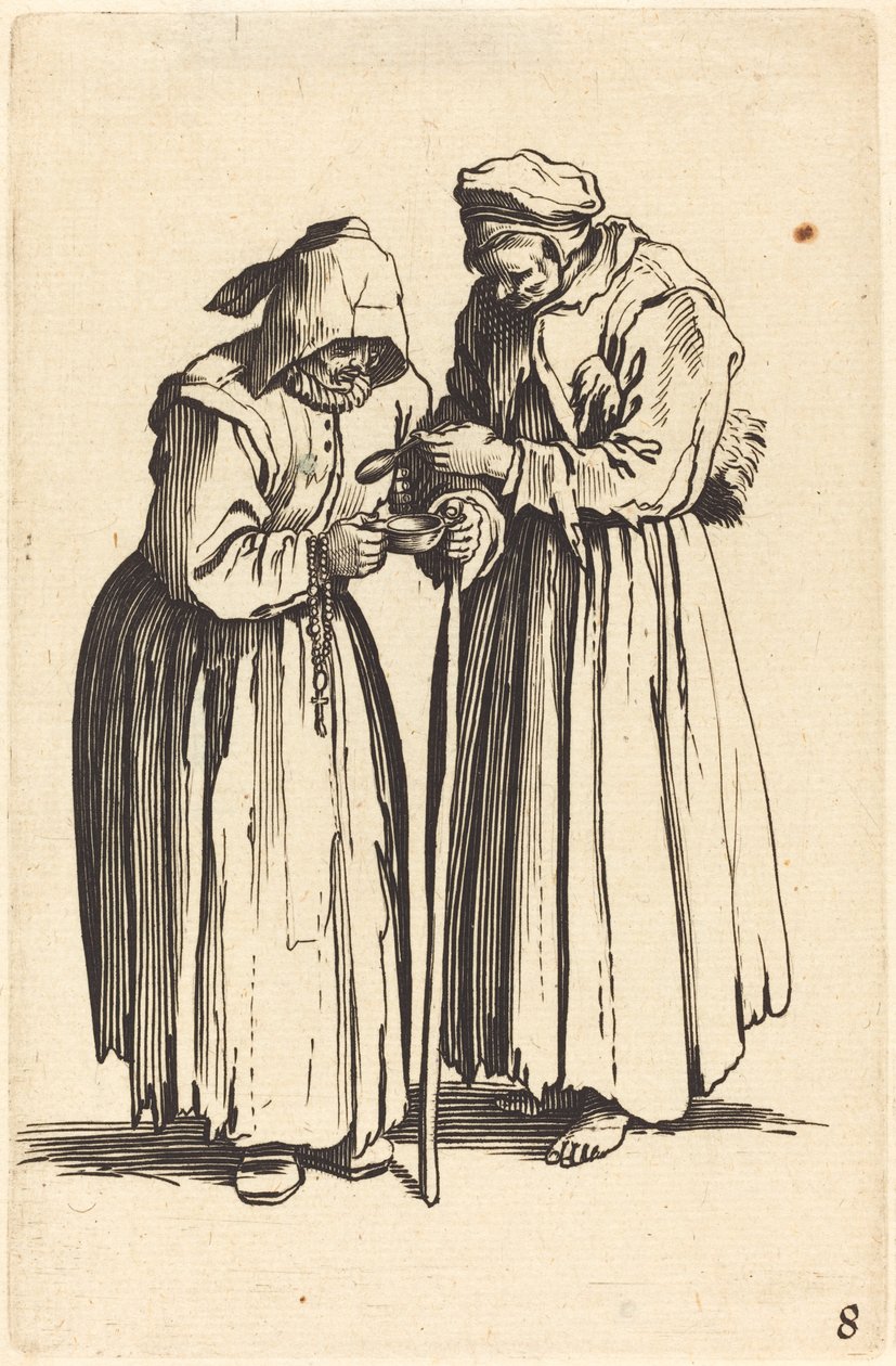 To tiggerkvinner av After Jacques Callot