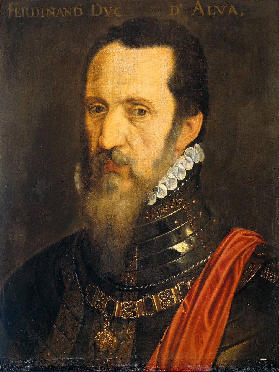 Portrett av Fernando Álvarez de Toledo (1507-1582), hertugen av Alba av After Willem Key