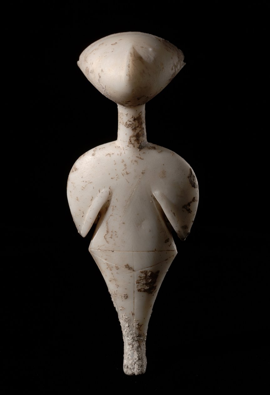 Statuette of a Woman: "The Stargazer", ca. 3000 f.Kr. (marmor) av Age Bronze