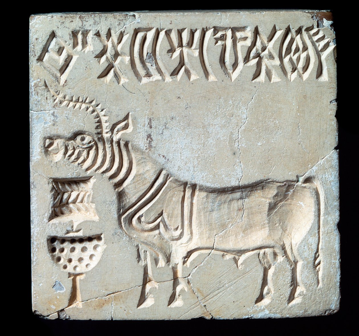 Steinsel, fra Mohenjo-daro, 26.-25. århundre f.Kr. (bronsealder) av Age Bronze