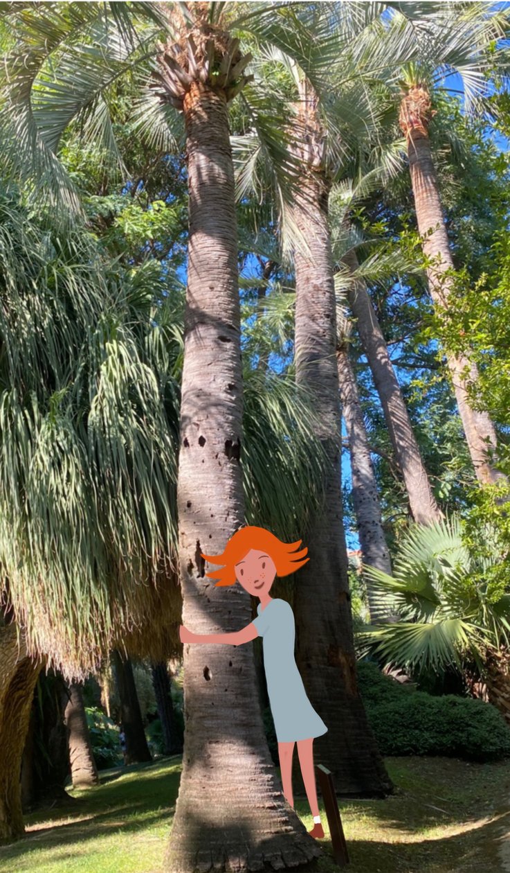 Hug, 2023 (digital kunst på fotografi) av Agnes Girardon
