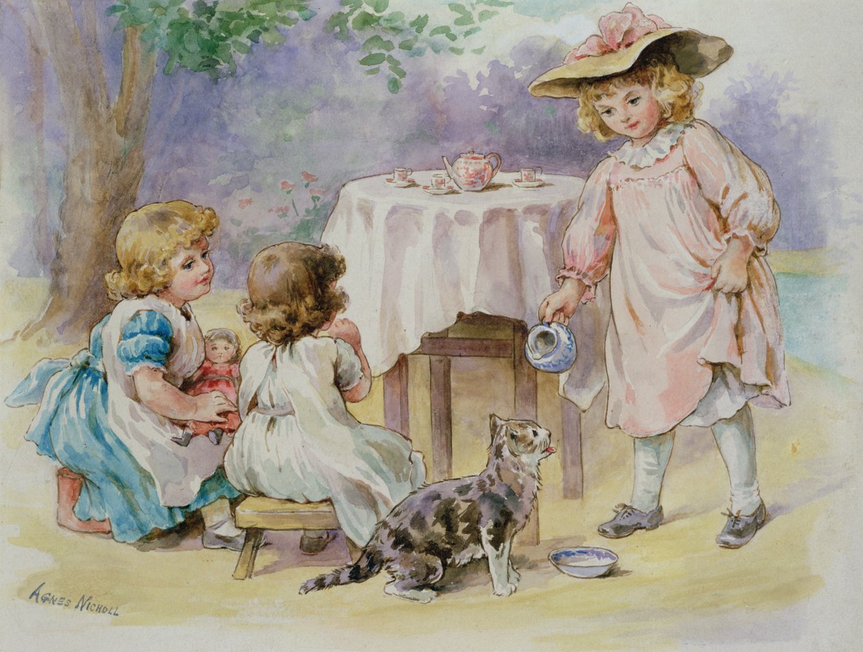 Teselskapet, 1876 av Agnes Nicholl