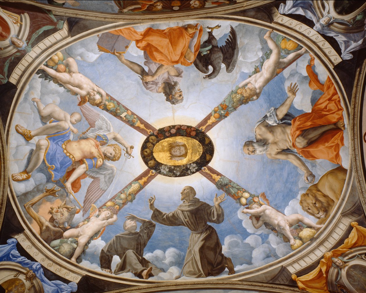 Taket i kapellet til Eleonora av Toledo av Agnolo Bronzino