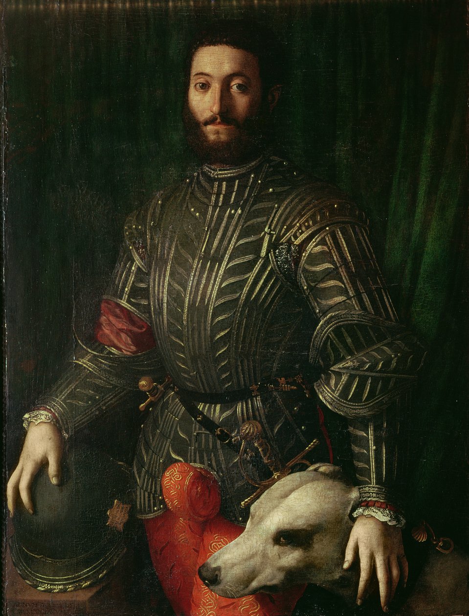 Portrett av Guidubaldo della Rovere, hertugen av Urbino, C.1544-45 av Agnolo Bronzino