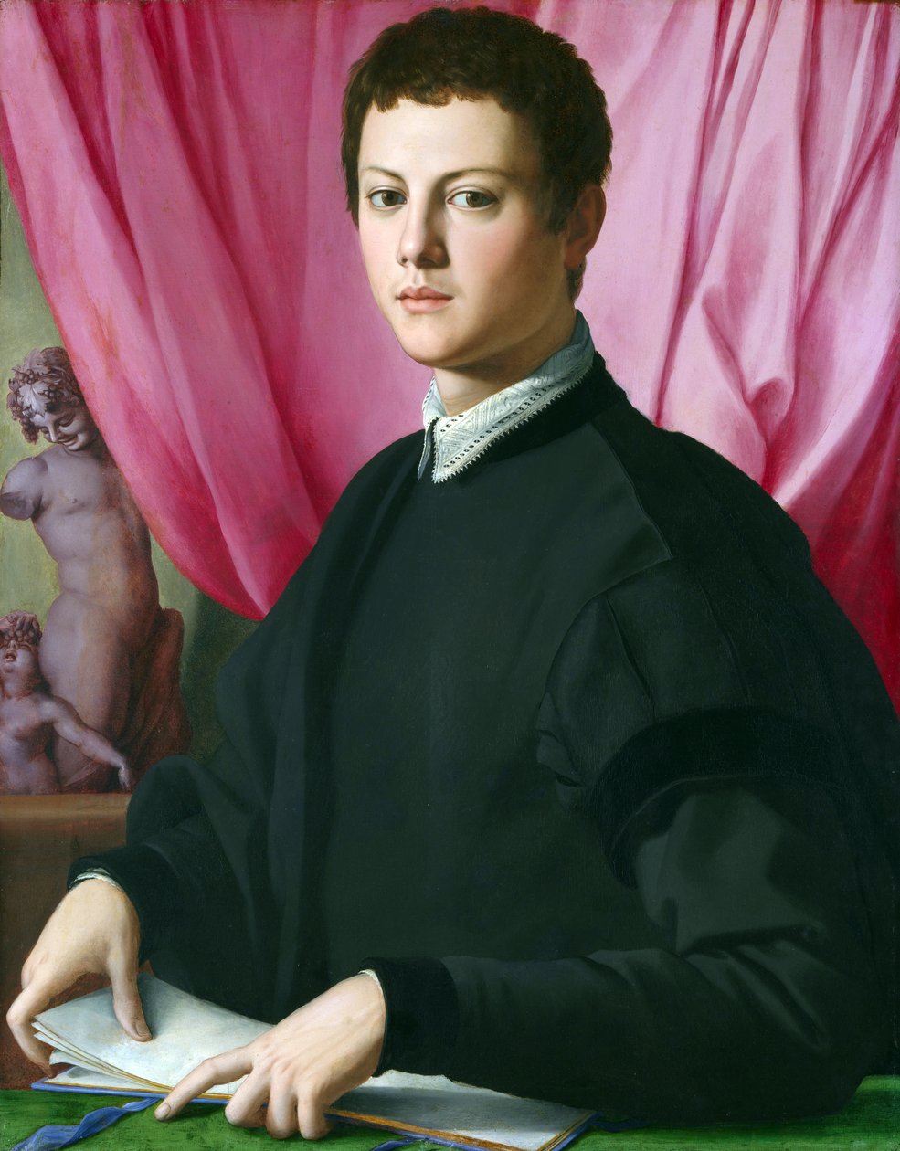 Portrett av en ung mann av Agnolo Bronzino