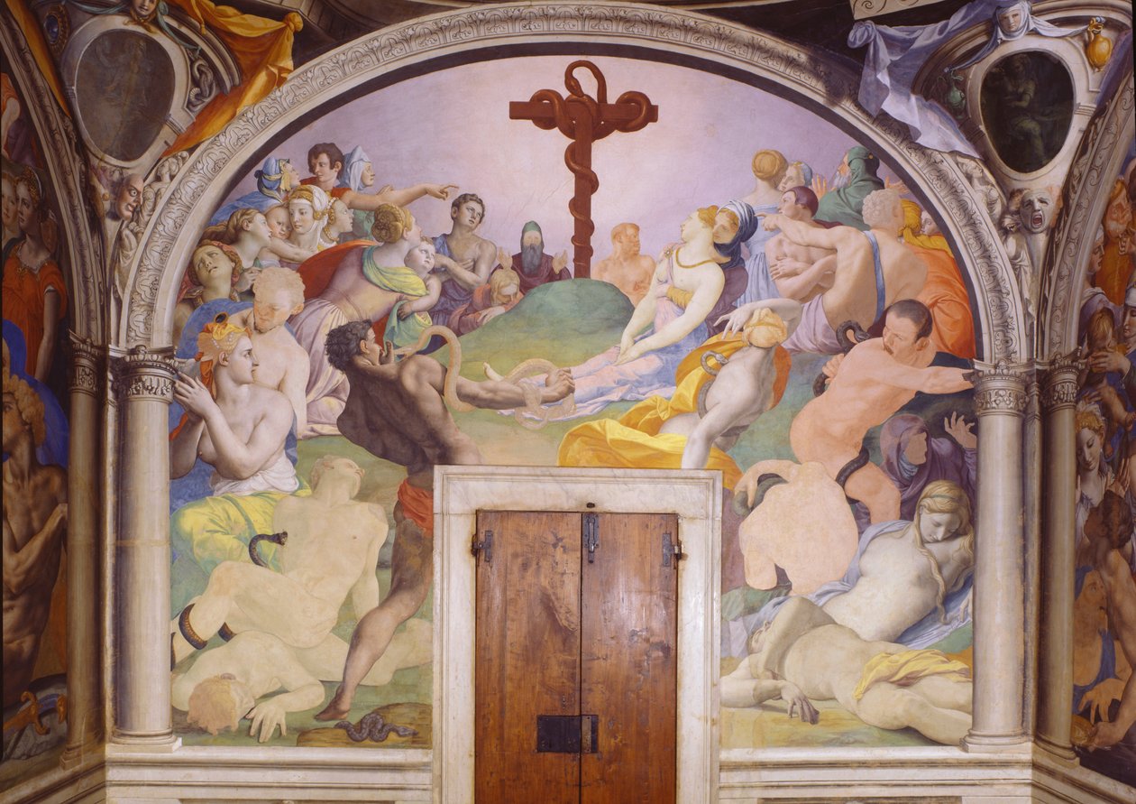 Tilbedelsen av slangen av Agnolo Bronzino