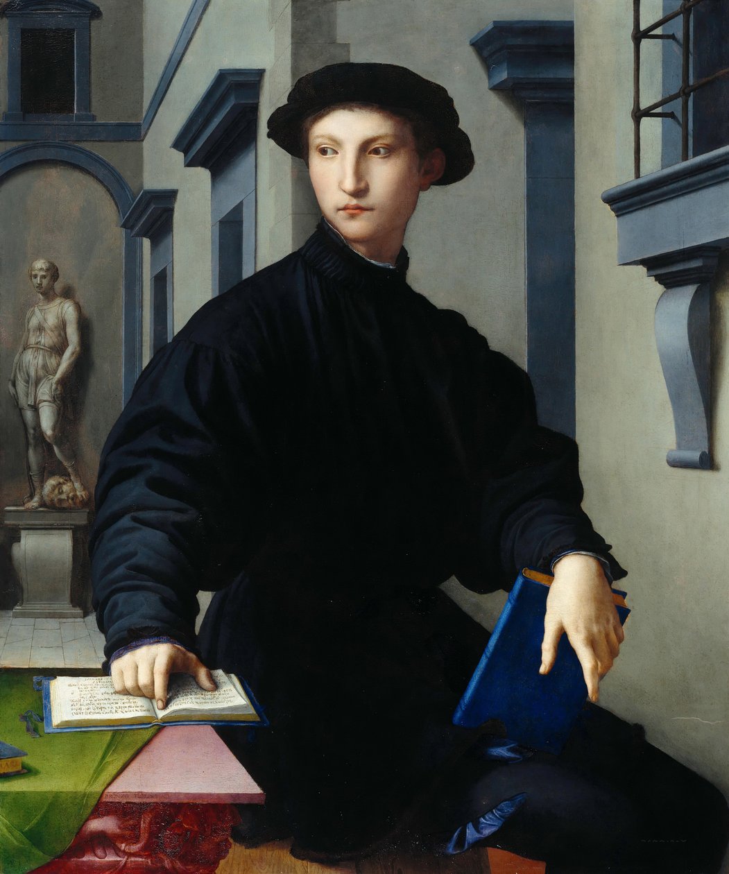 Ugolino Martelli, 1536-37 (olje på poppelpanel) av Agnolo Bronzino
