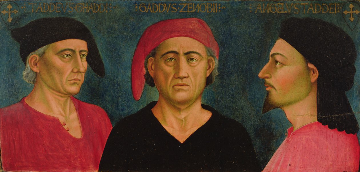 De tre Gaddi, Taddeo, Zenobi og Agnolo eller Angelo av Agnolo Gaddi