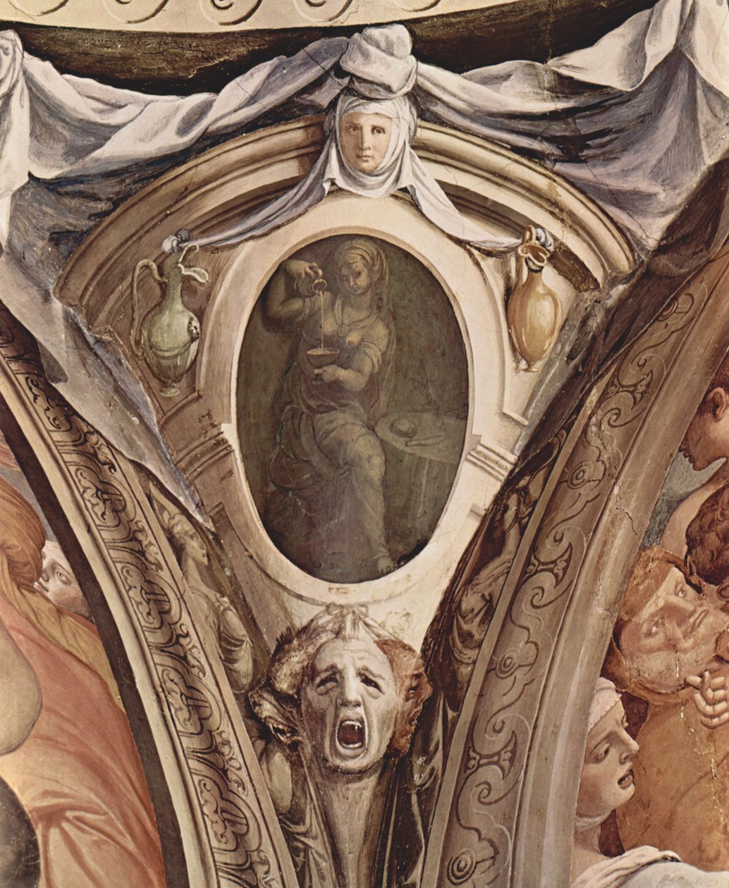Allegorier av kardinaldydene. Fresker i kapellet til Eleonora Da Toledo av Agnolo Bronzino
