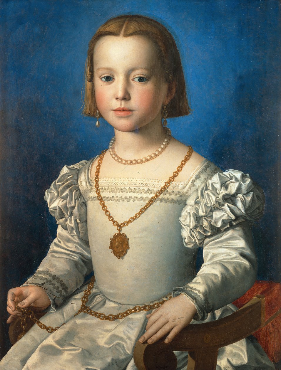 Portrett av Bia de Medici, 1542 av Agnolo Bronzino