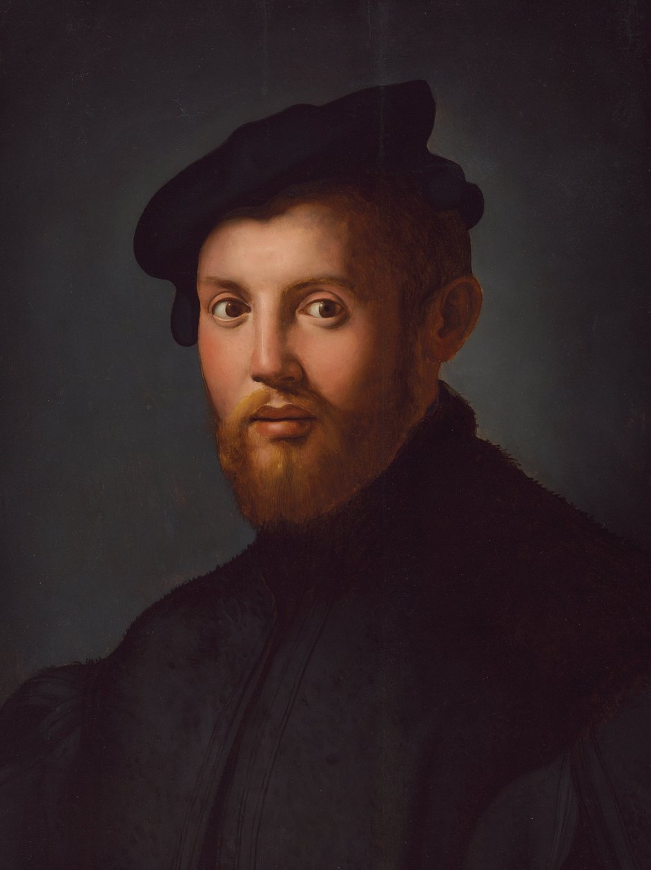 Portrett av en ung mann med en bok av Agnolo Bronzino