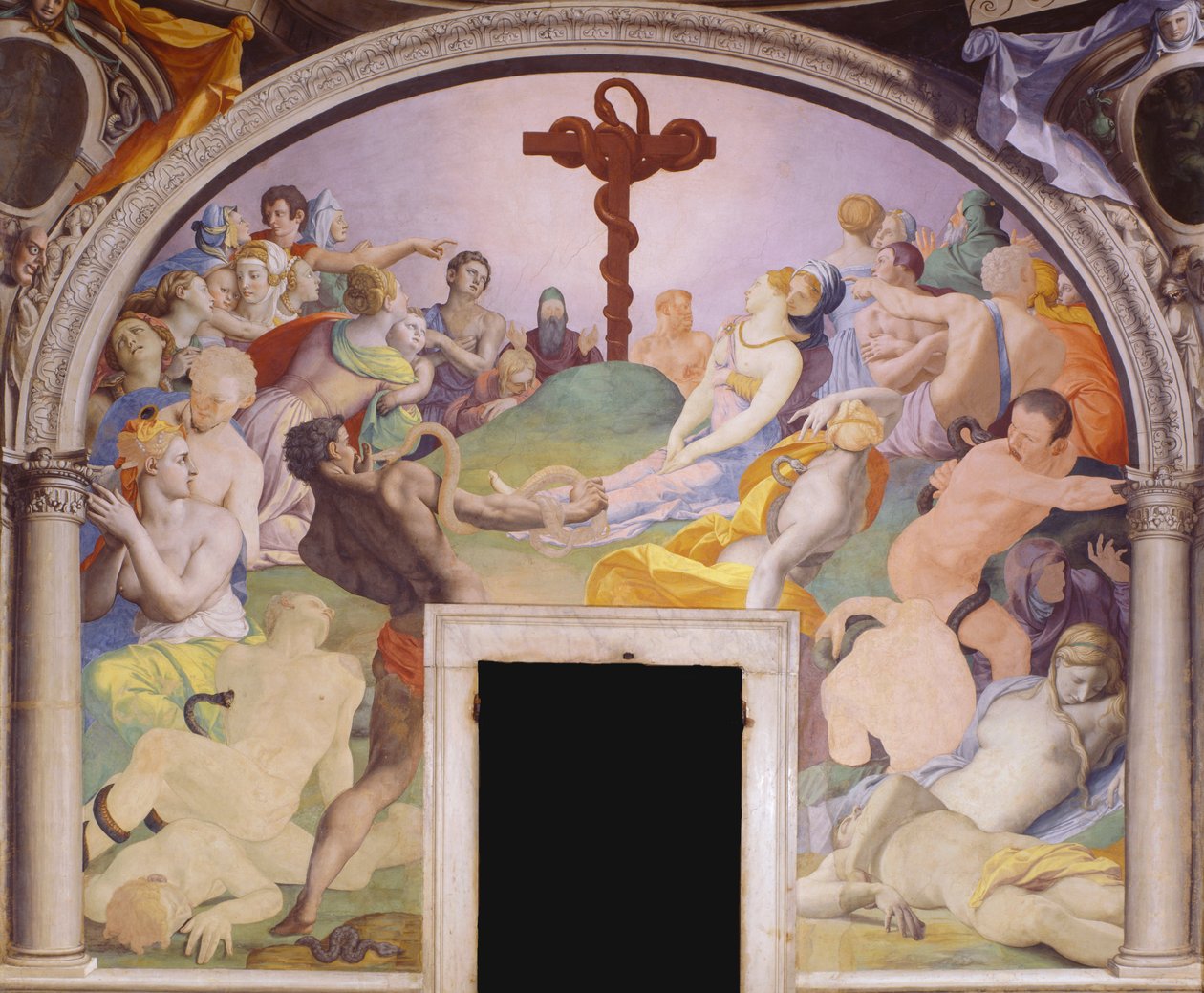 The Brazen Serpent, 1540-1545 av Agnolo Bronzino