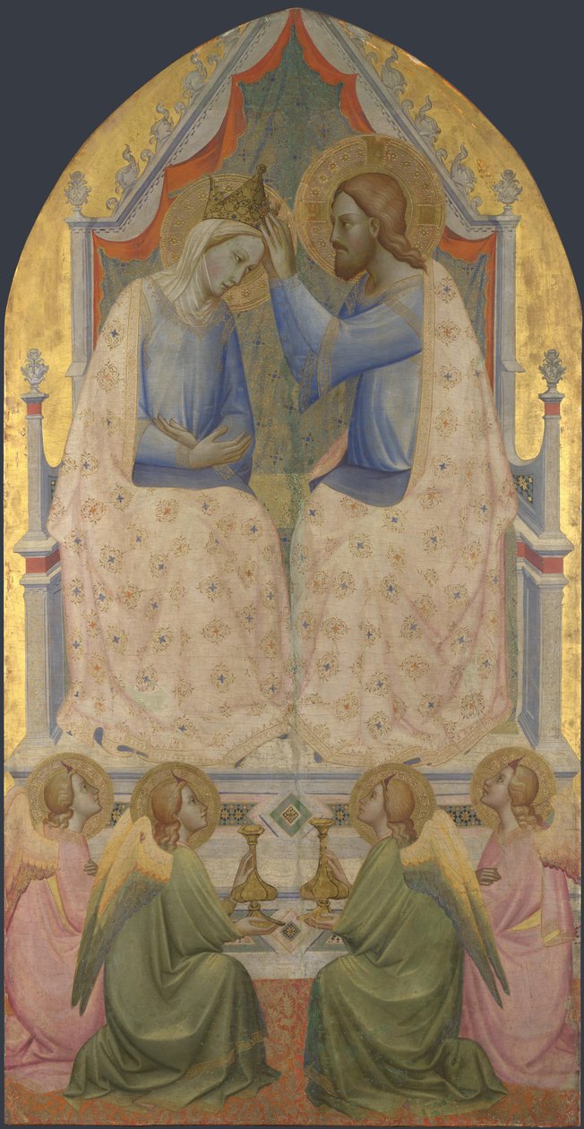 Jomfruens kroning, 1380-tallet av Agnolo Gaddi