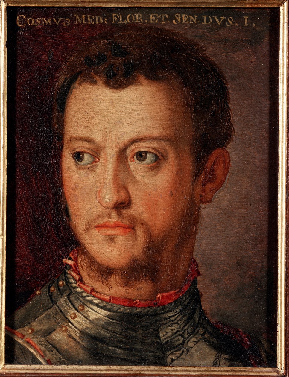 Portrett av Cosimo (Kom) I av Medici (Cosimo I de Medici av Agnolo Bronzino