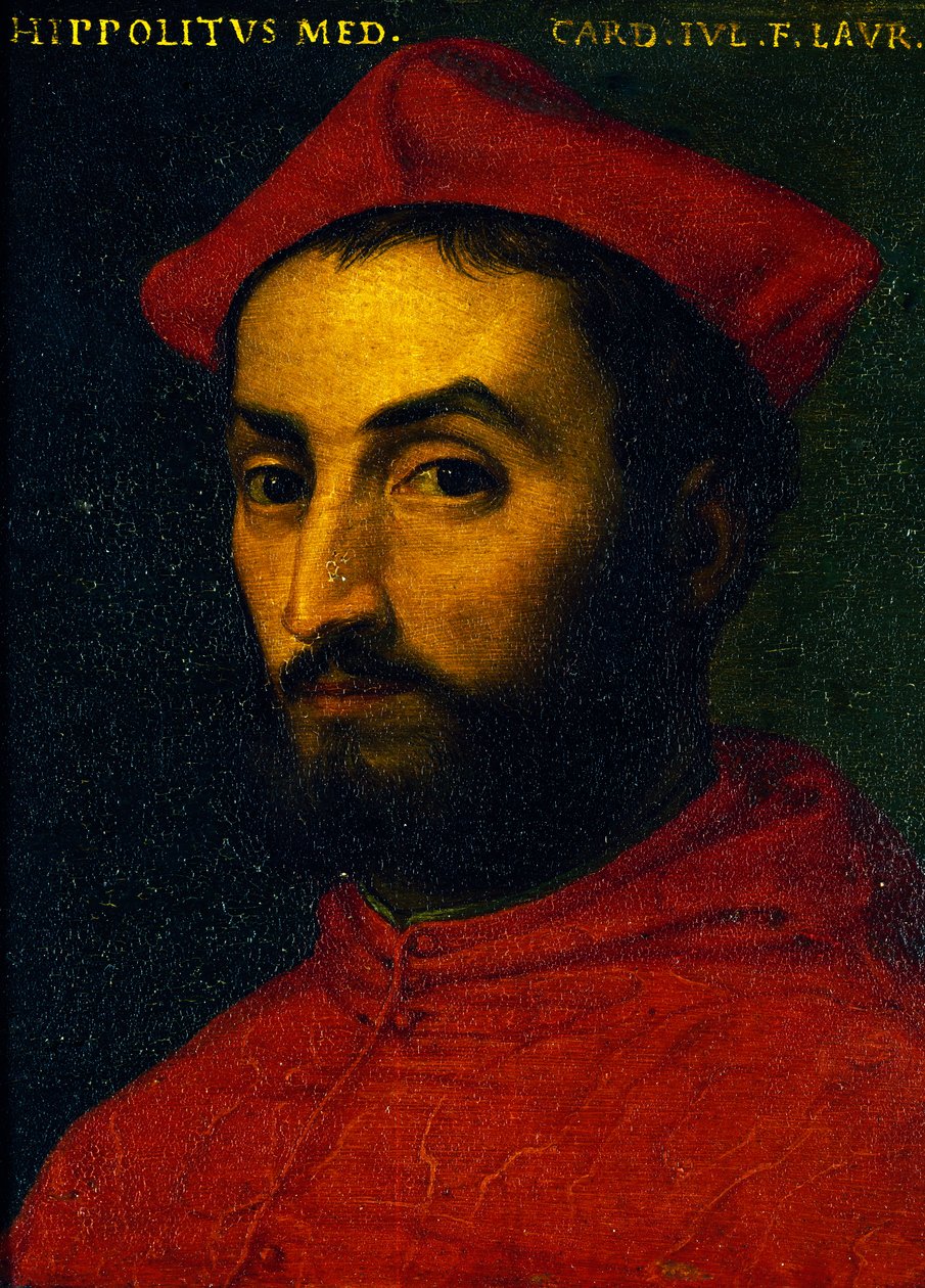 Portrett av Ippolito de Medici (Urbino av Agnolo Bronzino