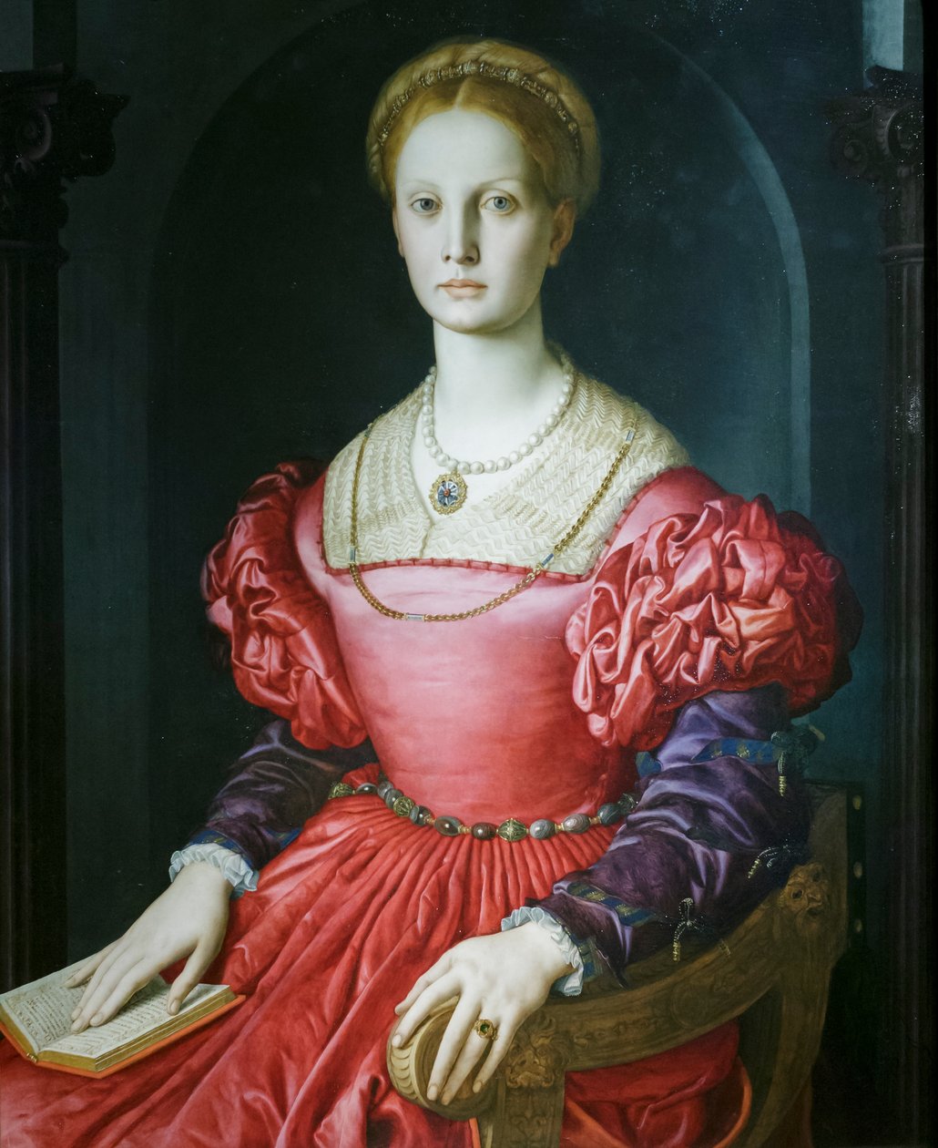 Portrett av Lucrezia Panciatichi av Agnolo Bronzino