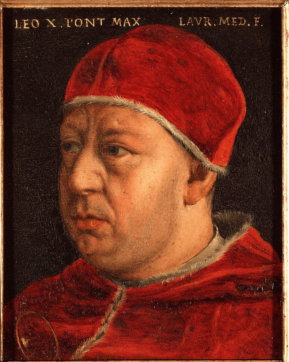 Portrett av pave Leon X (Leo X) (John av Medici av Agnolo Bronzino