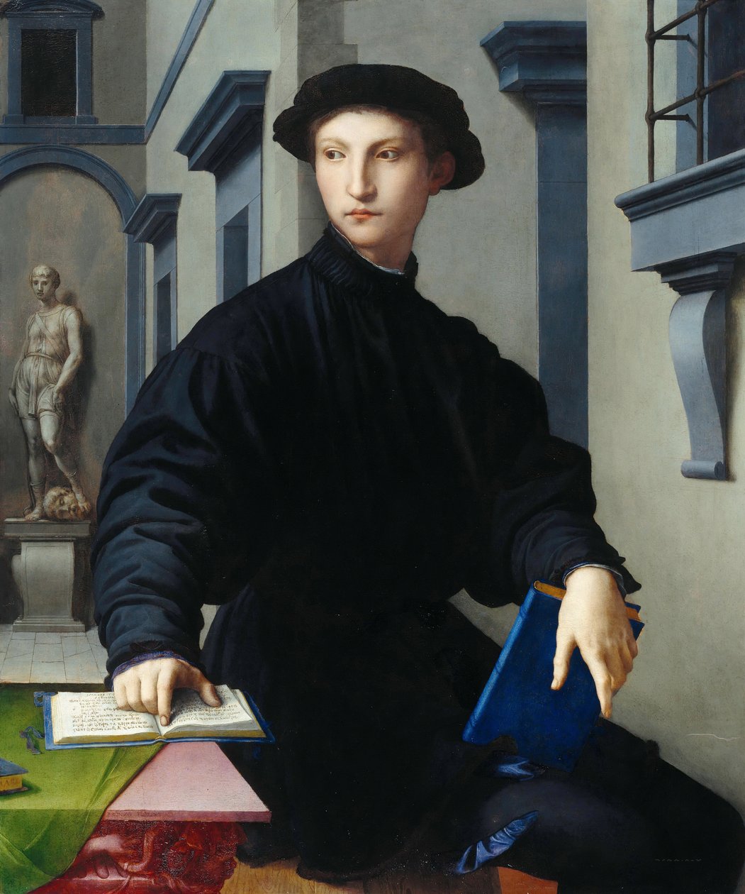 Portrett av Ugolino (Hugolin) Martelli (1519-1592) av Bronzino, Agnolo (1503-1572) av Agnolo Bronzino